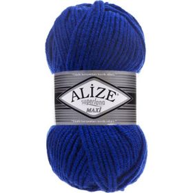 Alize 141 Superlana Maxi 5 Adet Saks Mavi Örgü İpi
