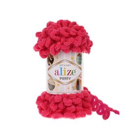 Alize 149 fuşya 5'li Puffy El Örgü İpi