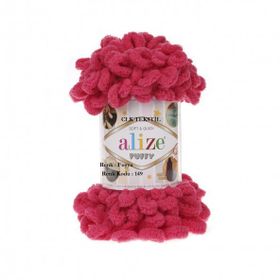 Alize 149 fuşya 5'li Puffy El Örgü İpi