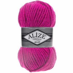 Alize 149 Fuşya Superlana Maxi Örgü İpi