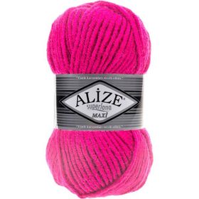 Alize 149 Fuşya Superlana Maxi Örgü İpi