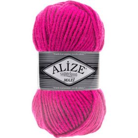 Alize 149 Fuşya Superlana Maxi Örgü İpi