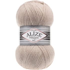 Alize 152 Bej Melanj 5'li Süperlana Klasik El Örgü İpi