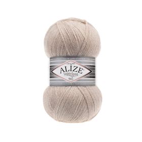 Alize 152 Bej Melanj 5'li Süperlana Maxi El Örgü İpi