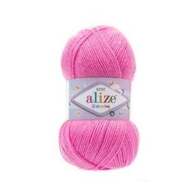 Alize 157 canlı Pembe 5'li Şekerim Bebe El Örgü İpi