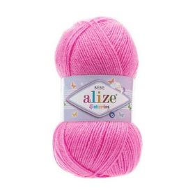 Alize 157 canlı Pembe 5'li Şekerim Bebe El Örgü İpi