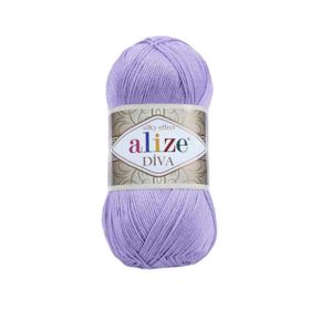Alize 158 Diva Hazare Çiçeği 100 gr Örgü İpi