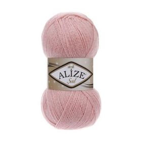Alize 161 pudra 5'li Angora Gold Simli El Örgü İpi