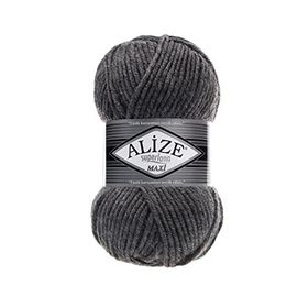 Alize 182 Orta Gri Melanj Superlana Maxi Örgü İpi
