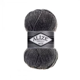 Alize 182 Orta Gri Melanj Superlana Maxi Örgü İpi