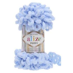 Alize 183 Açık Mavi 5'li Puffy El Örgü İpi