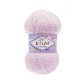Alize 185 Açık Pembe Şekerim Bebe El Örgü İpi