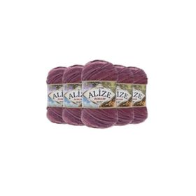 Alize 1895 5'li Burcum Batik El Örgü İpi