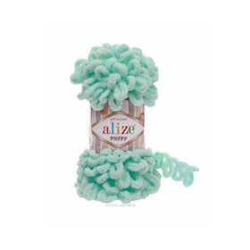 Alize 19 açık Mint 5'li Puffy El Örgü İpi