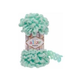 Alize 19 açık Mint 5'li Puffy El Örgü İpi