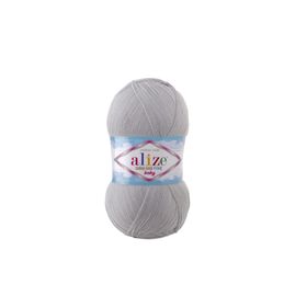 Alize 200 açık Gri 5'li Cotton Gold Fine Baby El Örgü İpi