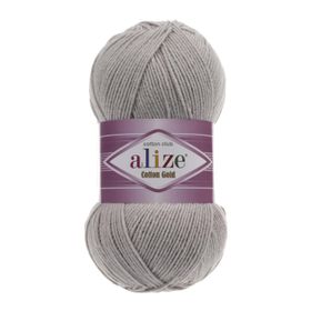 Alize 200 Gri Cotton Gold El Örgü İpi