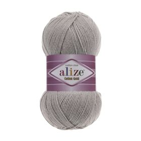 Alize 200 Gri Cotton Gold El Örgü İpi