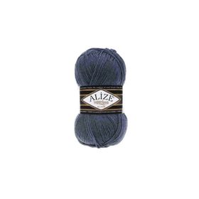 Alize 203 denim Melanj 5'li Süperlana Klasik El Örgü İpi