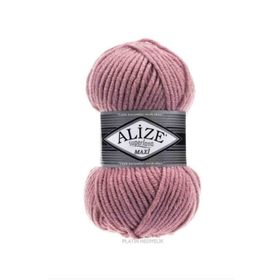 Alize 204 Koyu Pudra 5 Adet 100 gr Superlana Maxi El Örgü İpi