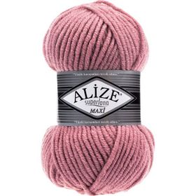 Alize 204 Koyu Pudra 5 Adet 100 gr Superlana Maxi El Örgü İpi
