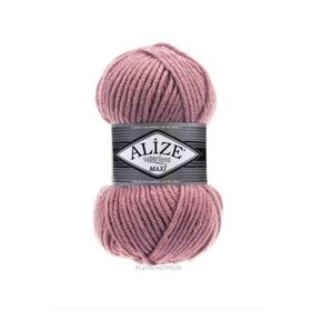 Alize 204 Koyu Pudra 5 Adet 100 gr Superlana Maxi El Örgü İpi
