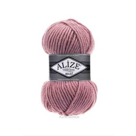 Alize 204 Koyu Pudra Superlana Maxi El Örgü İpi