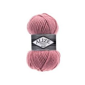 Alize 204 Koyu Pudra Superlana Maxi El Örgü İpi