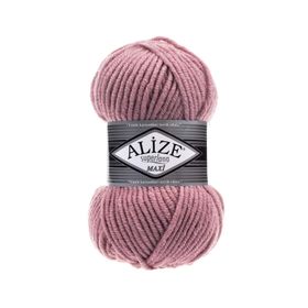 Alize 204 Koyu Pudra Superlana Maxi El Örgü İpi