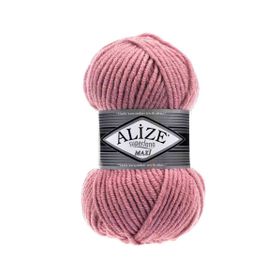 Alize 204 Koyu Pudra Superlana Maxi El Örgü İpi