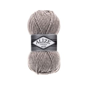 Alize 207 Açık Kahve Melanj Superlana Maxi El Örgü İpi