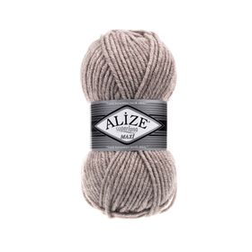 Alize 207 Açık Kahve Melanj Superlana Maxi El Örgü İpi