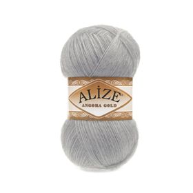 Alize 21 gri 5'li Angora Gold El Örgü İpi