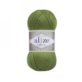 Alize 210 Diva 5 Adet Yeşil Örgü İpi