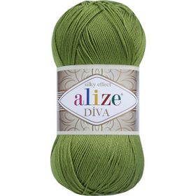 Alize 210 Diva 5 Adet Yeşil Örgü İpi