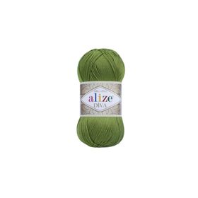 Alize 210 Diva 5 Adet Yeşil Örgü İpi