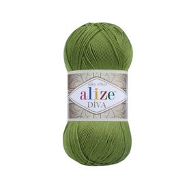 Alize 210 Yeşil Diva El Örgü İpi