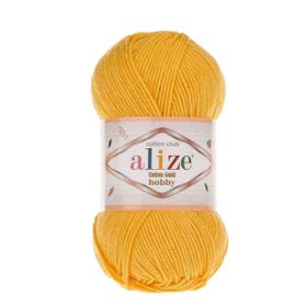 Alize 216 Koyu Sarı 50 gr Cotton Gold Hobby El Örgü İpi