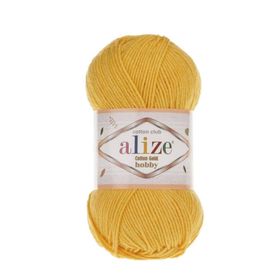 Alize 216 Koyu Sarı 50 gr Cotton Gold Hobby El Örgü İpi