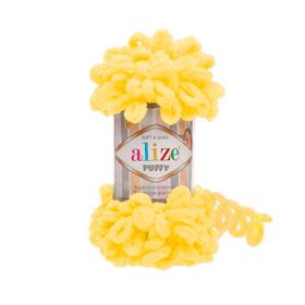 Alize 216 sarı 5'li Puffy El Örgü İpi
