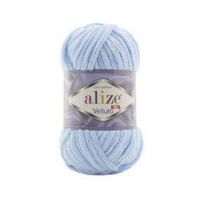 Alize 218 Bebe Mavi Velluto 100 gr El Örgü İpi