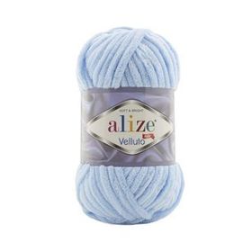 Alize 218 Bebe Mavi Velluto 100 gr El Örgü İpi