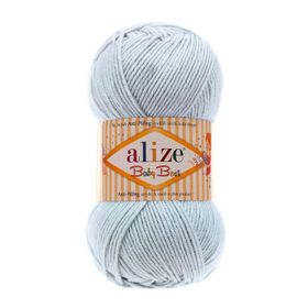 Alize 224 açık Gri 5'li Baby Best El Örgü İpi