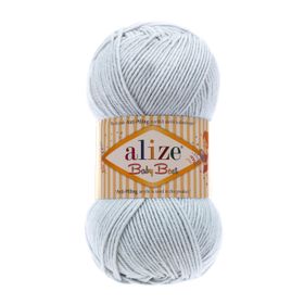 Alize 224 açık Gri 5'li Baby Best El Örgü İpi