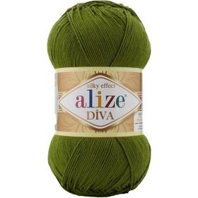 Alize 233 Zeytin Yeşil Diva 5 Adet El Örgü İpi
