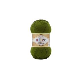 Alize 233 Zeytin Yeşil Diva 5 Adet El Örgü İpi