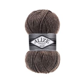 Alize 240 Sütlü Kahve Melanj 5'li Süperlana Maxi El Örgü İpi