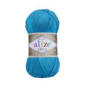 Alize 245 Turkuaz Mavi 5'li Diva El Örgü İpi