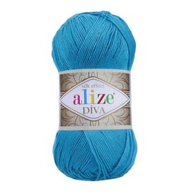 Alize 245 Turkuaz Mavi Diva El Örgü İpi