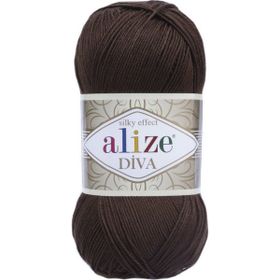Alize 26 kahve 5'li Diva Plus El Örgü İpi